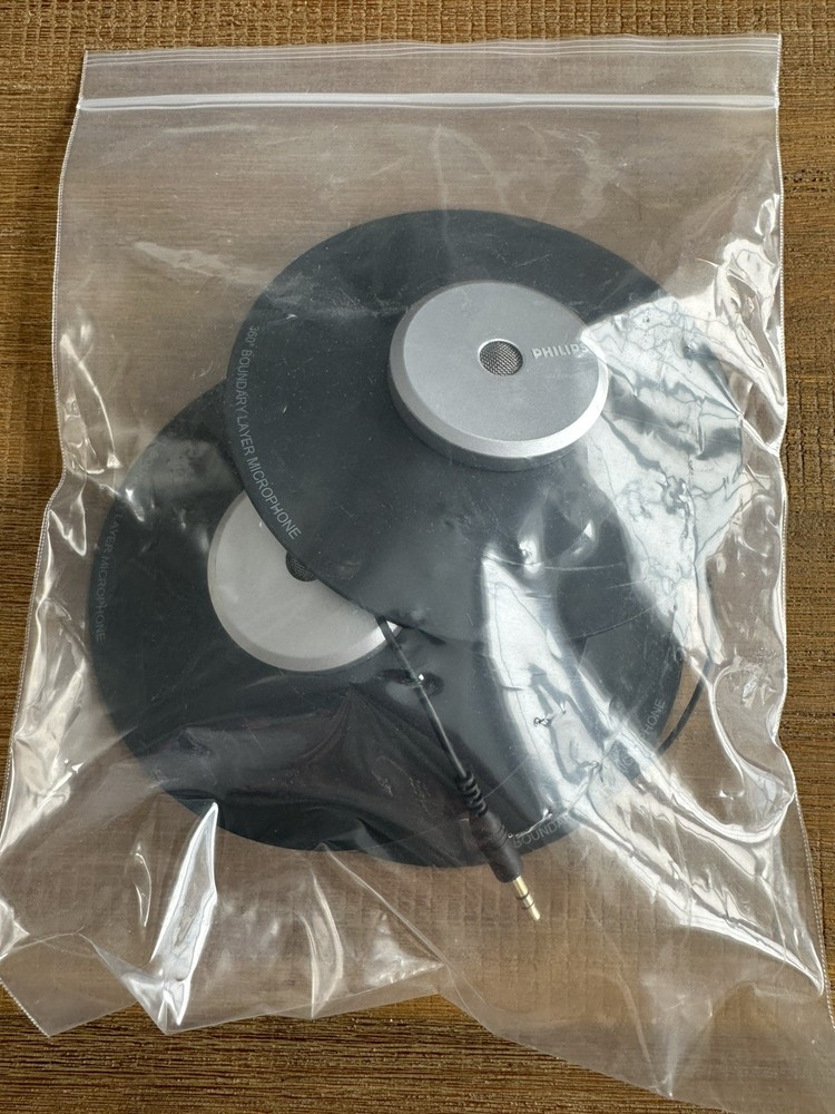 3 Philips 360º Boundary Layer Conference Microphone LFH9172 3.5mm Wired untested