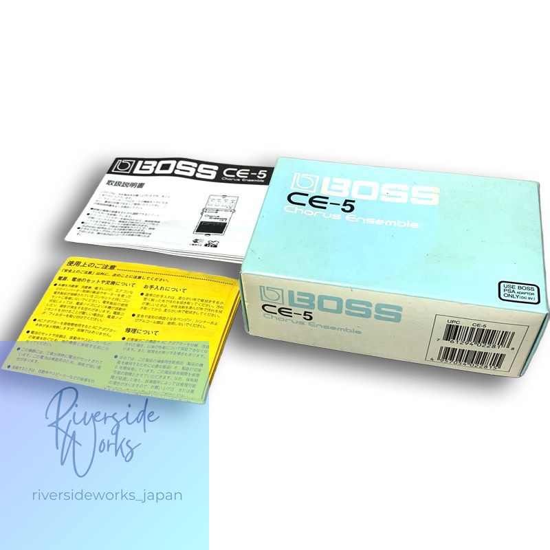 BOSS CE-5 Chorus Ensemble Effects Pedal Blue Used
