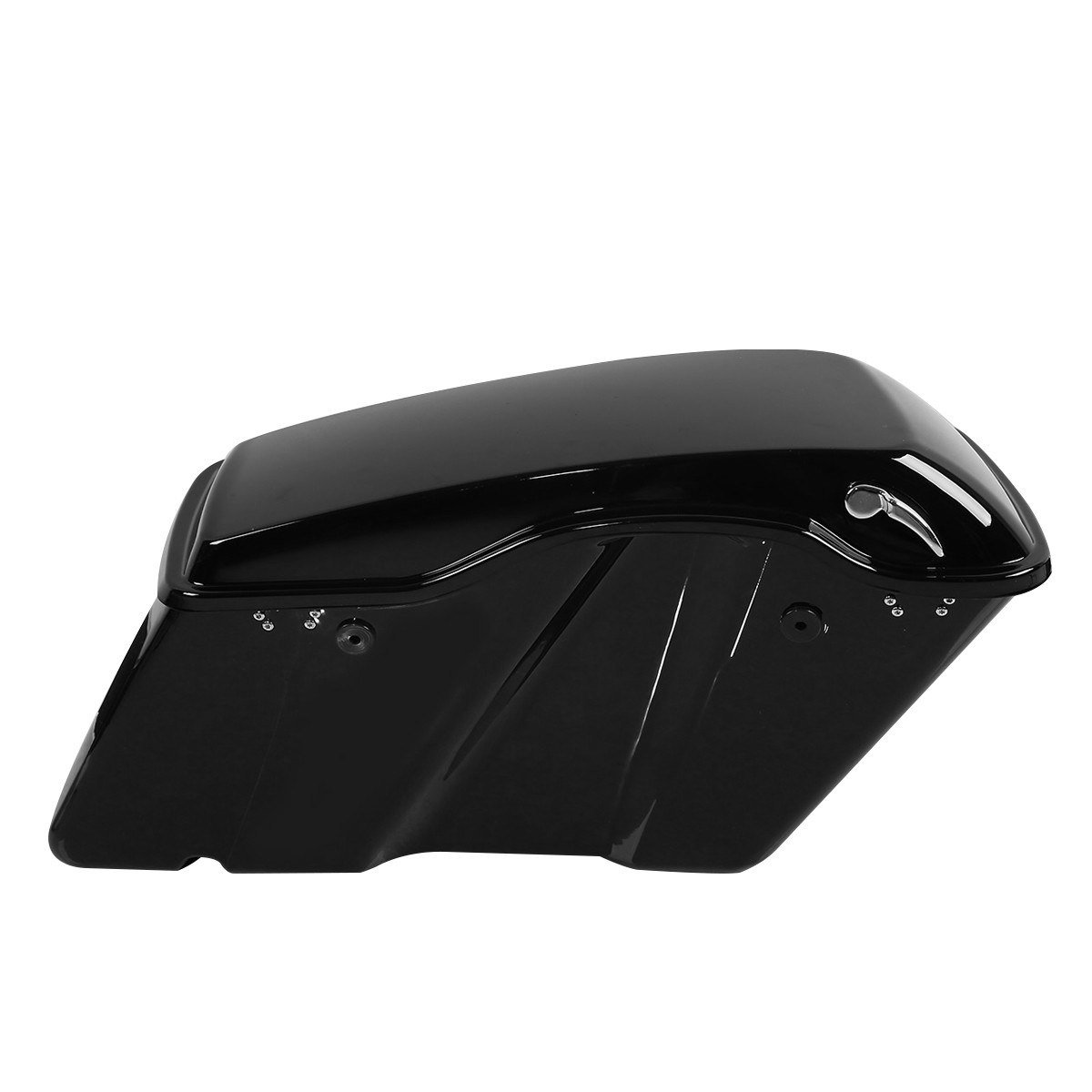 Hard Saddlebags Saddle Bags W/Conversion Brackets For Harley Softail Fatboy FLST