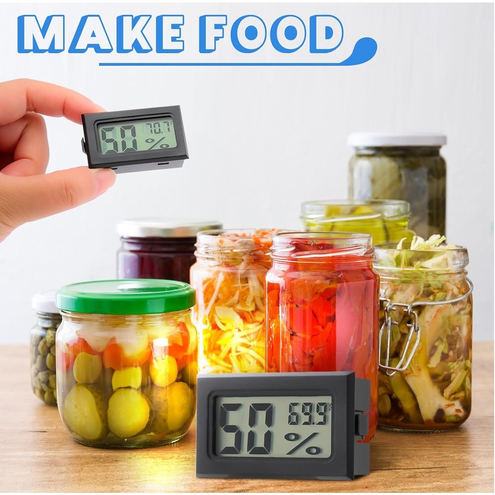 Mini Thermometer Hygrometer LCD Indoor Digital Temperature Humidity Meter Tester