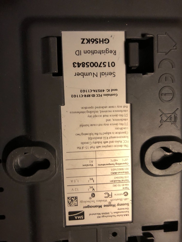 SMA HomeManager BT-10 GR2