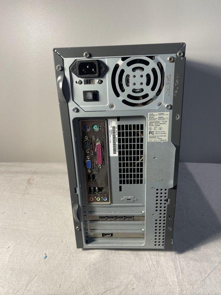 E Machine C2480 Vintage Desktop Computer WIn X, Socket 462- UNTESTED