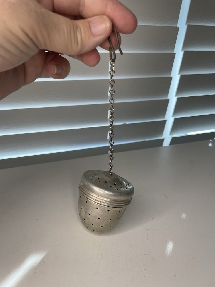 Vintage Aluminum Tea Strainer Infuser
