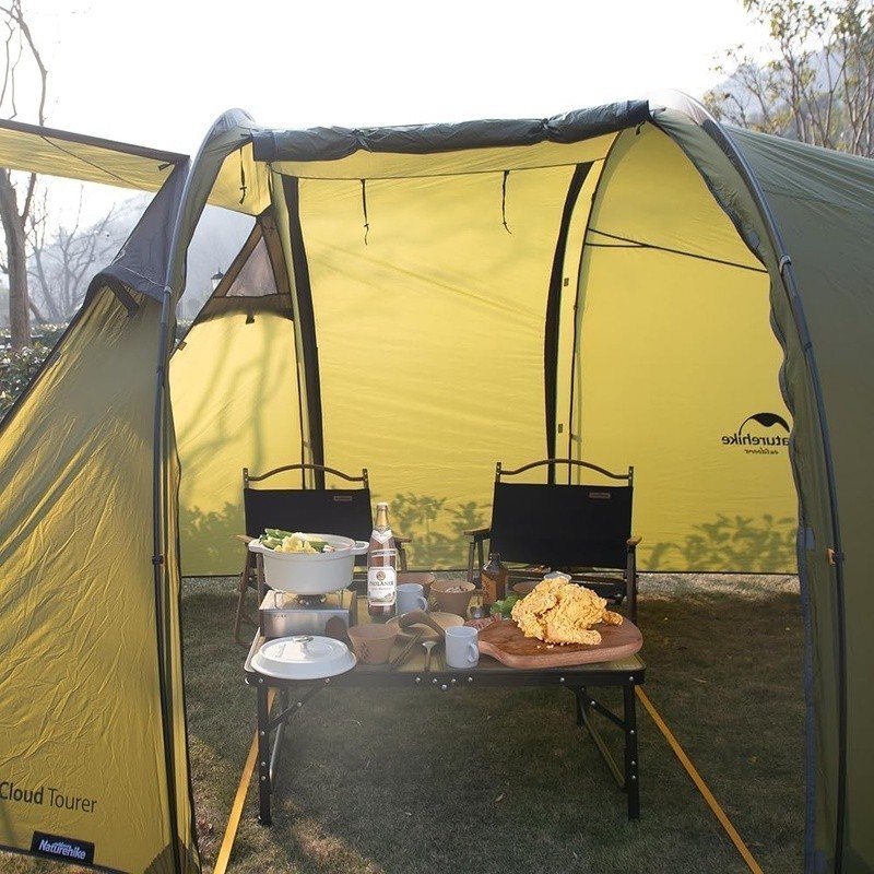 Portable Folding Camping Table Adjustable Legs Multi-Purpose Outdoor Easy Setup