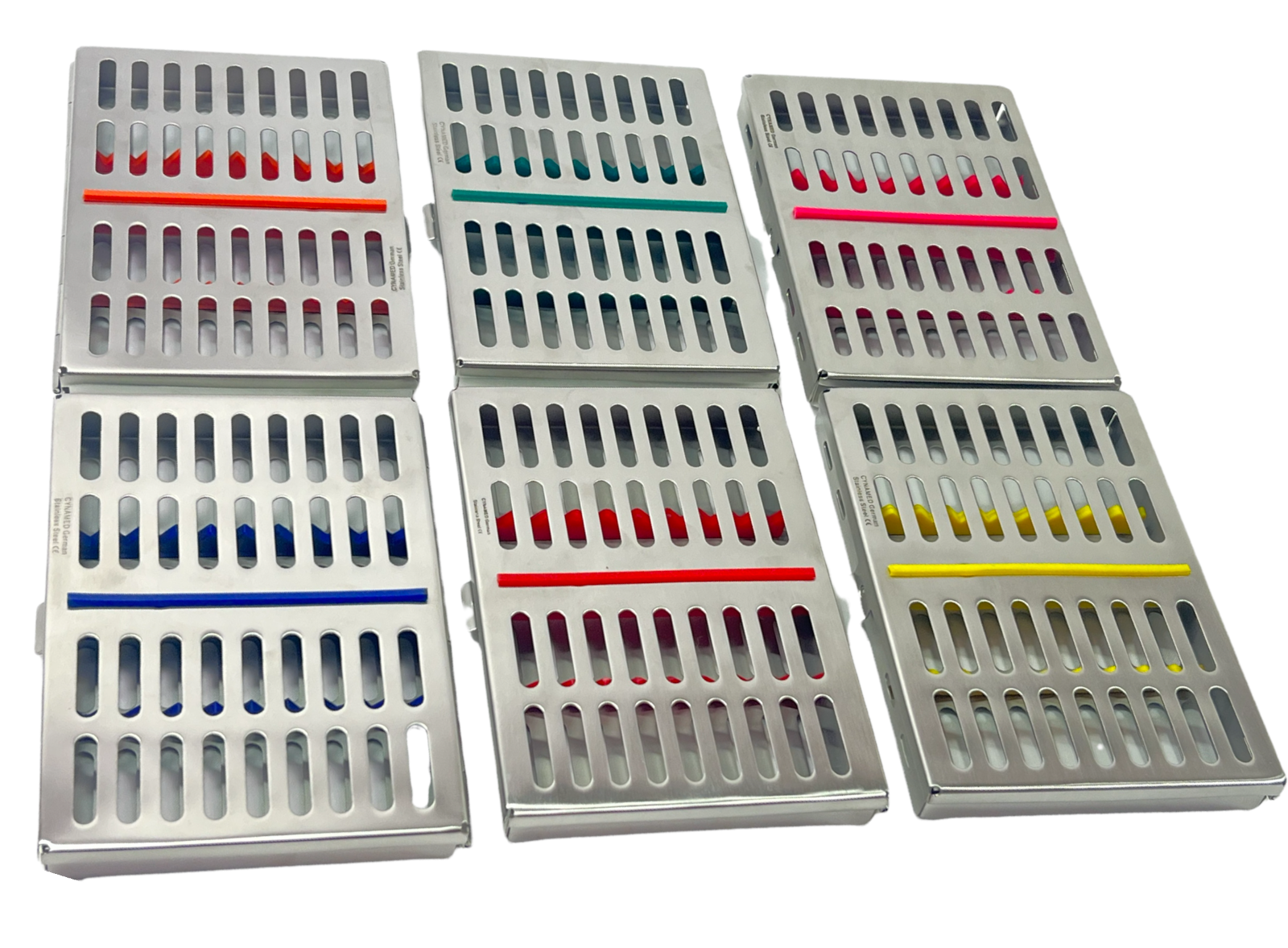 PREMIUM DENTAL AUTOCLAVE STERILIZATION CASSETTE RACK BOX TRAY FOR 10 INSTRUMENTS