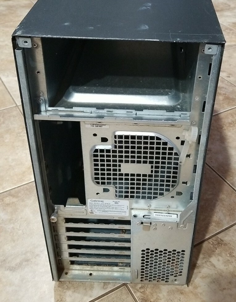 Gateway 980 Empty Barebones Server Chassis with Front Faceplate Bezel & Key *208