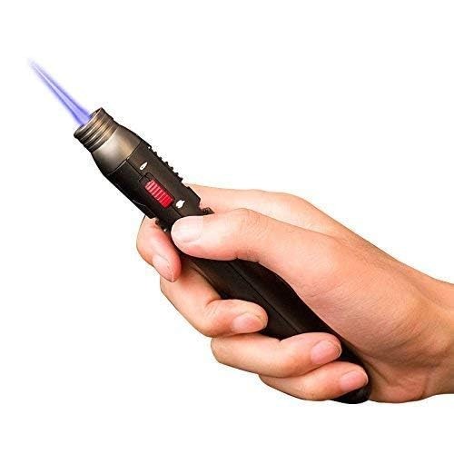 1300℃ Precision Mini Butane Torch - Dual Flame Refillable Windproof Lighter