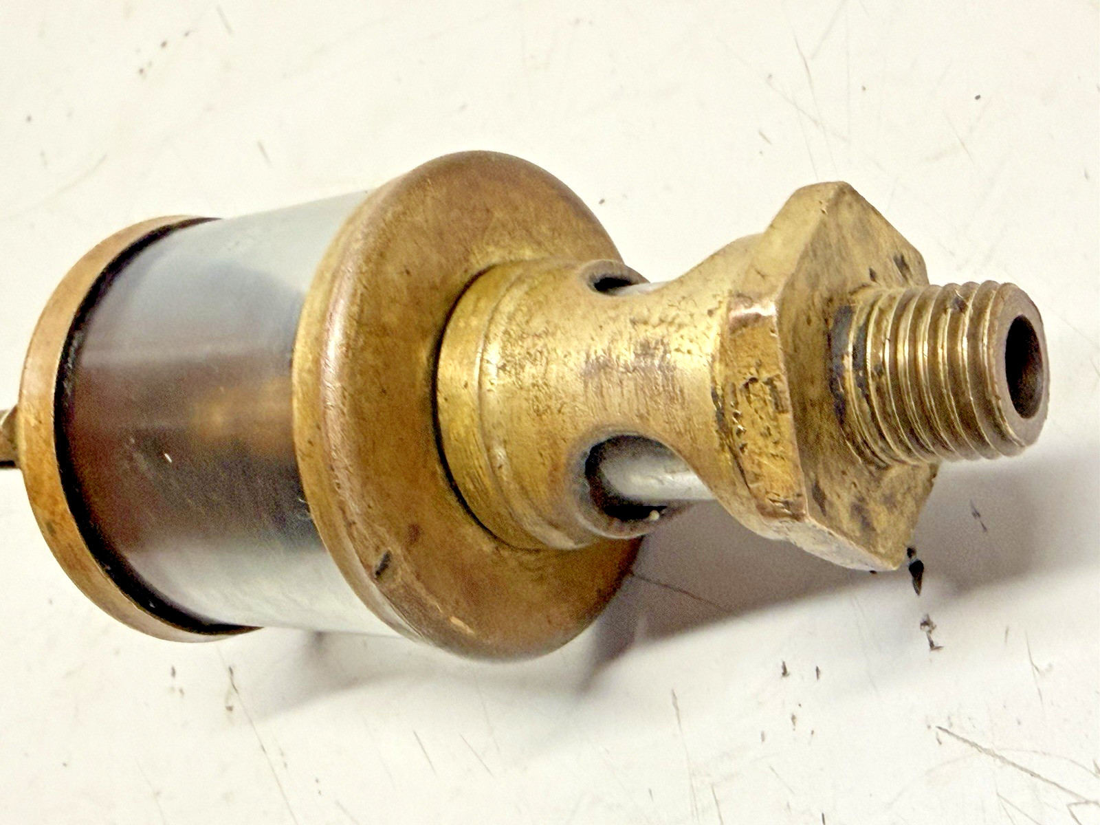 Brass Cylinder Oiler IHC M International Famous Mogul Hit Miss Engine 1/4" NPT