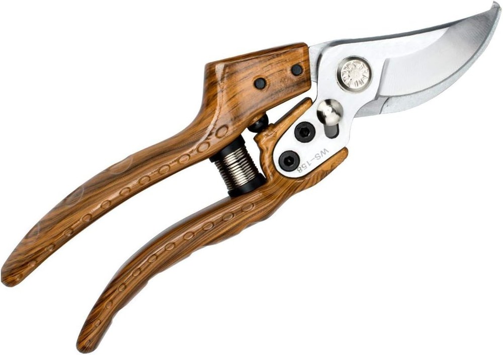 Professional Sharp Pruners - Lightweight Aluminum Handle & Rust Resistant Blades