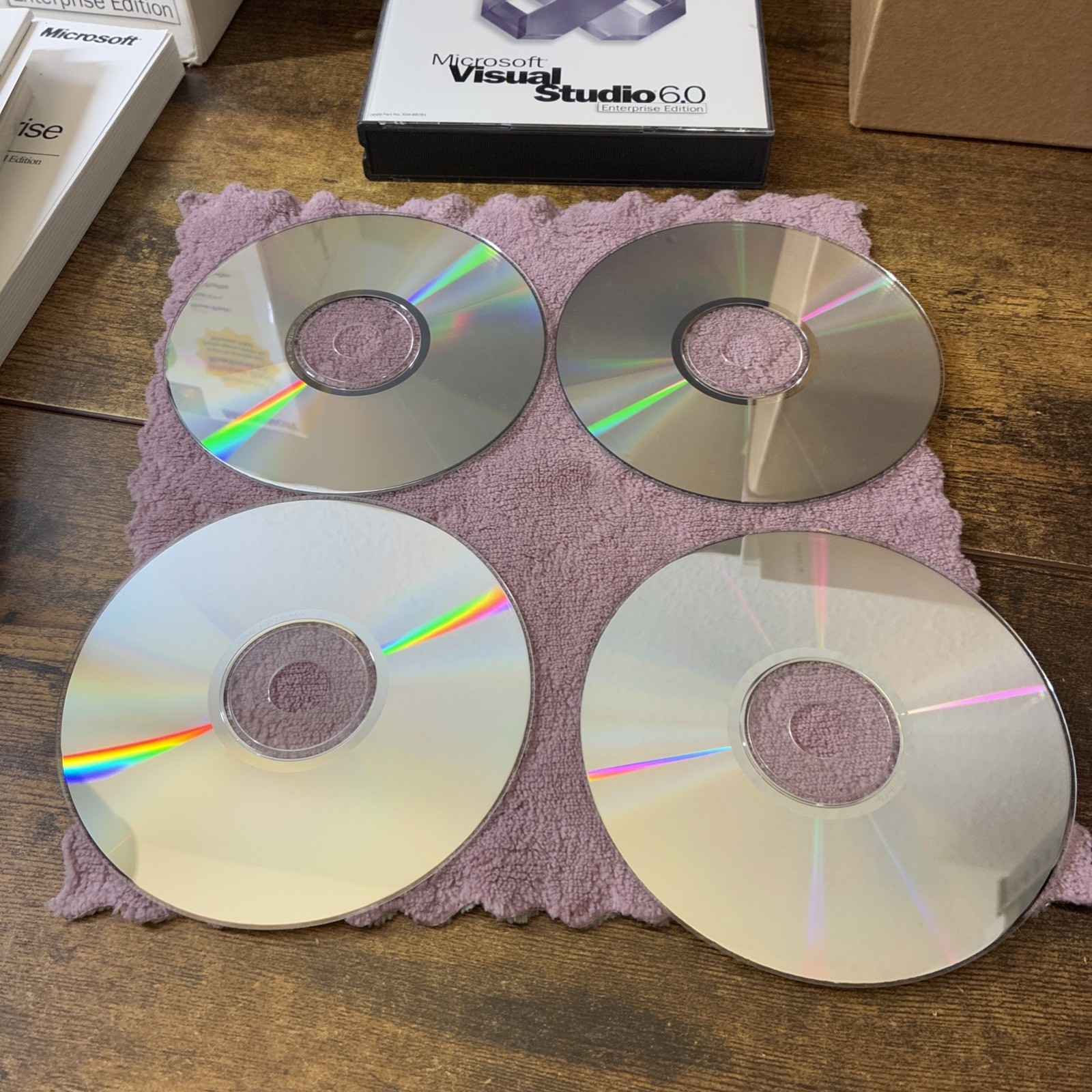Microsoft Visual Studio 6.0 Enterprise Edition 628-00404 Retail Box Complete CIB