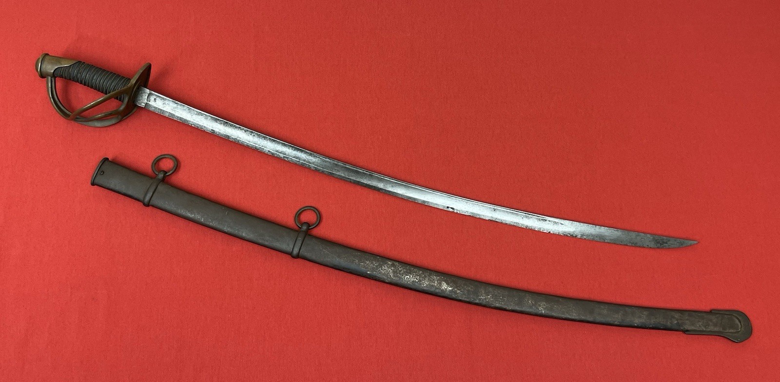 M1860 U.S. Civil War Cavalry Saber Sword Used Free Shipping