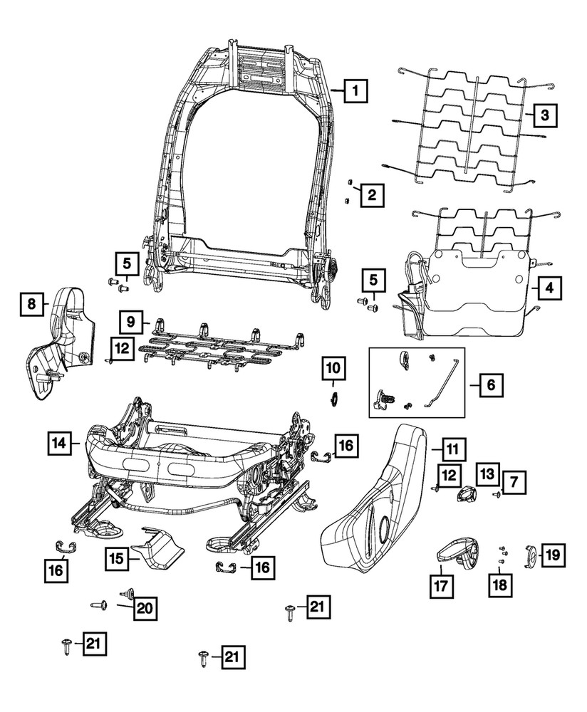 Genuine Mopar Assist Spring 68366505AA