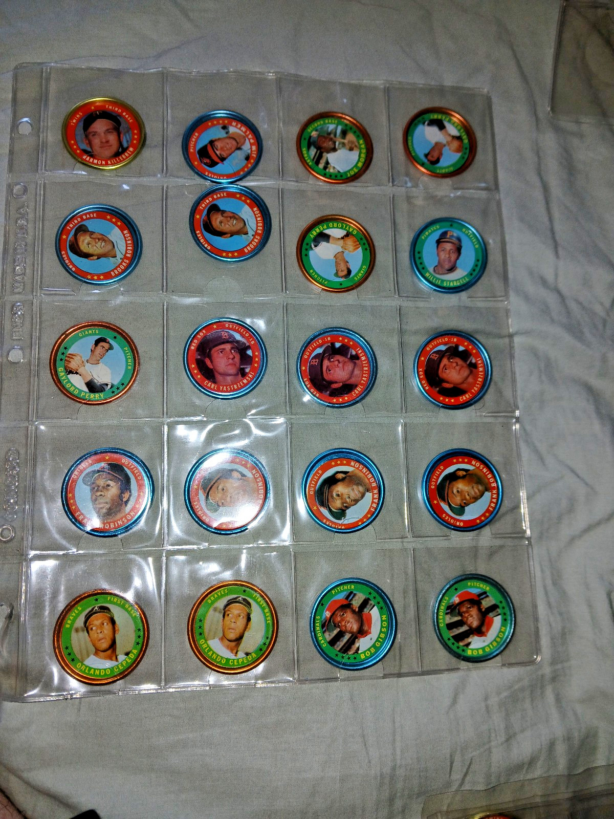 Topps Baseball Coins 1964 & 1971 wax packs- superstars, hall of famers-you pick