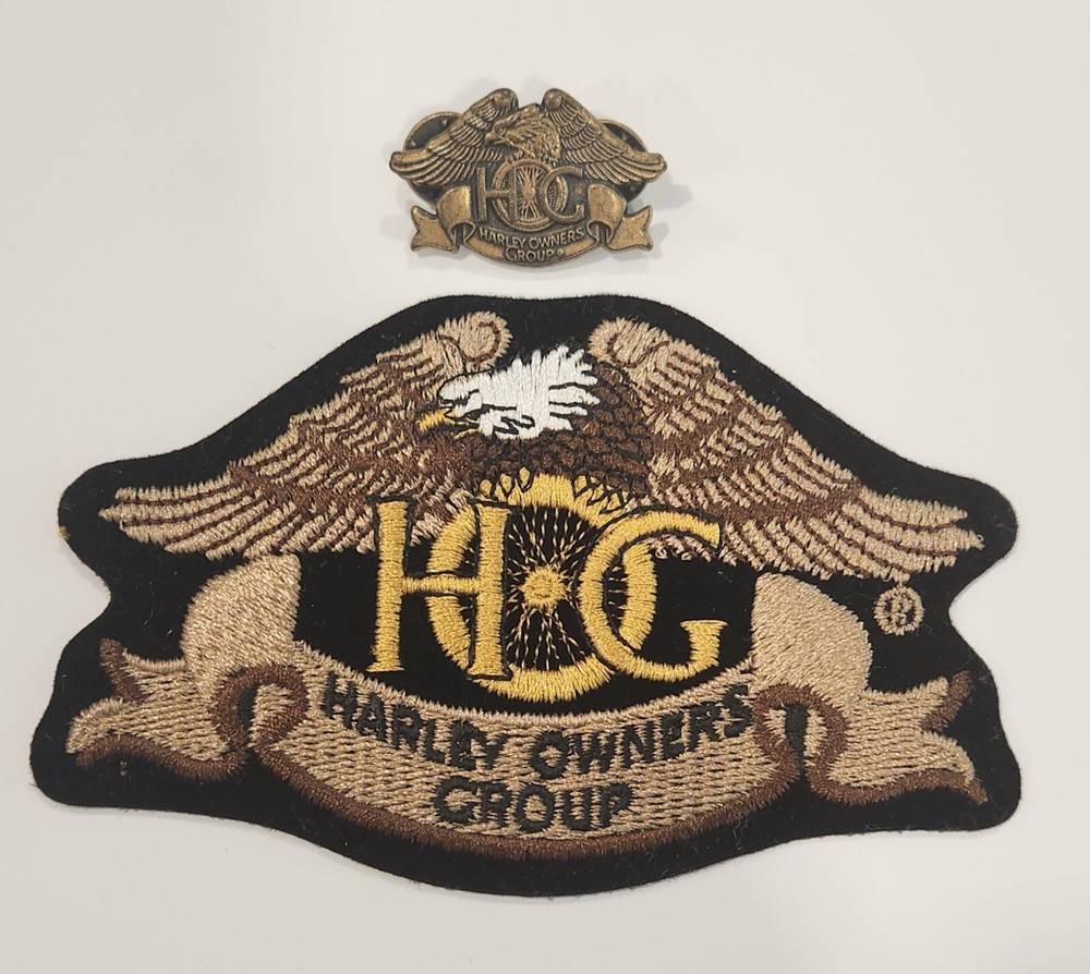 Harley Davidson HOG Patch & Pin Set