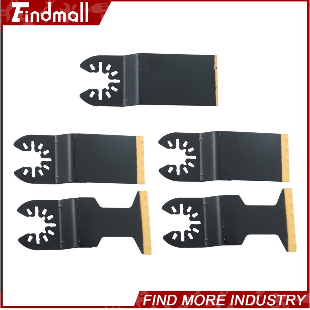 Findmall 23Pcs Titanium & Carbide Oscillating Multitool Blades for Hard Material