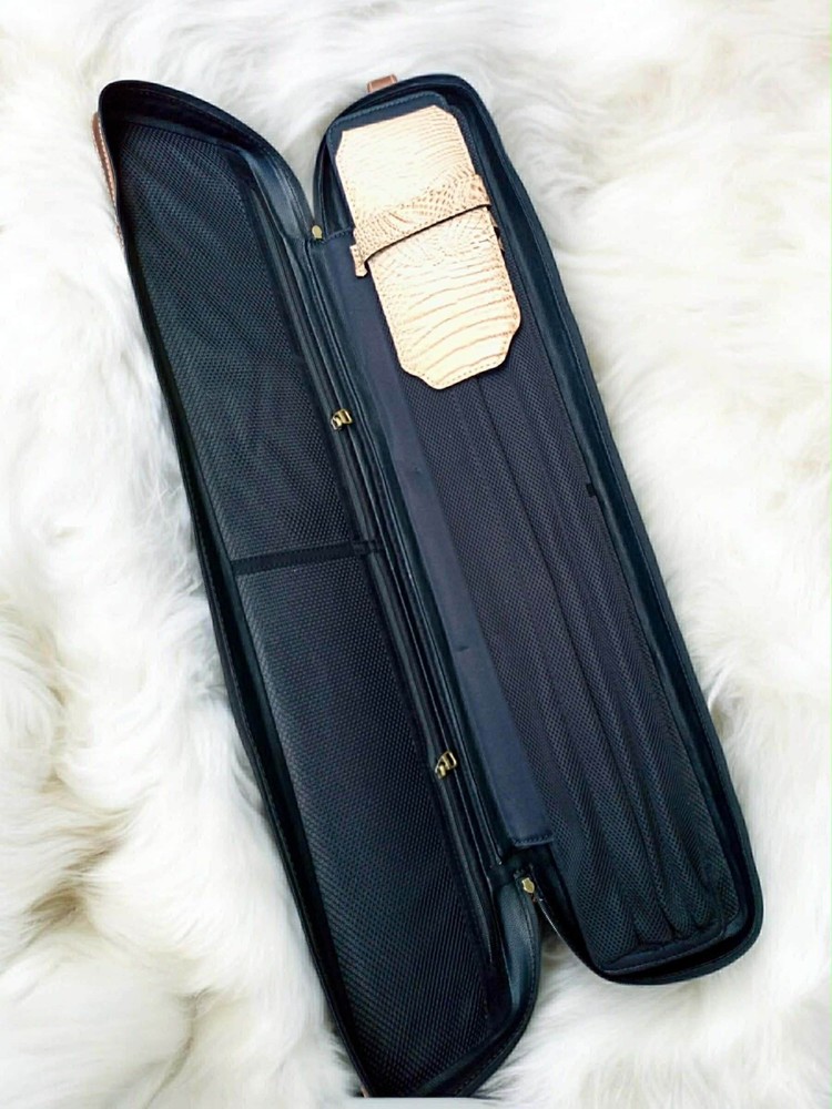 Volturi Custom Soft Pool Case 4x8 Genuine Leather w/ Backpack Straps. Expresso