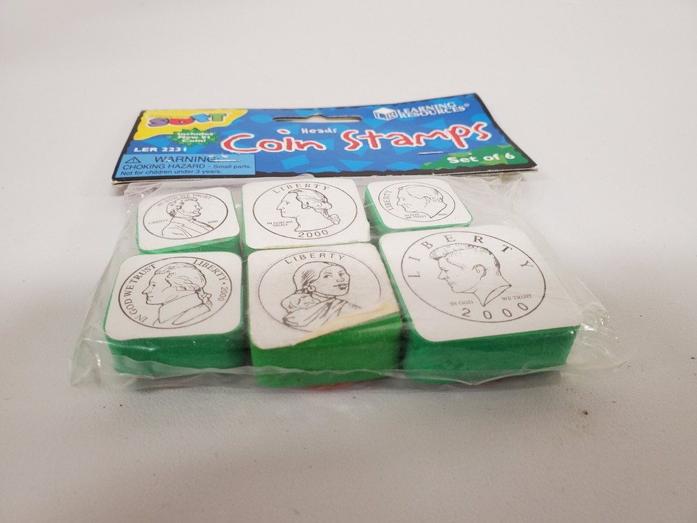 Learning Resources Coin Stamps Set