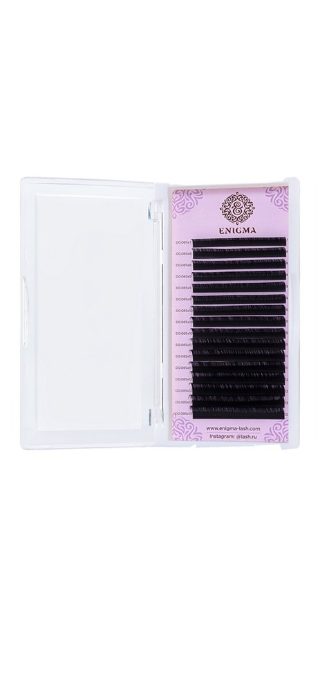 Enigma Eyelash extensions individual D+ Curl 0,07 14mm
