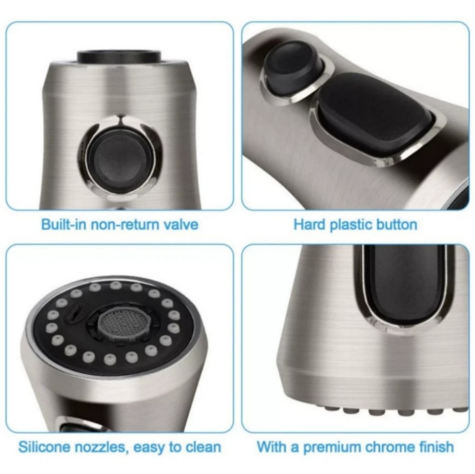 Standard Universal Spray Head Pull Down Kitchen Faucet Replacement Part /&&