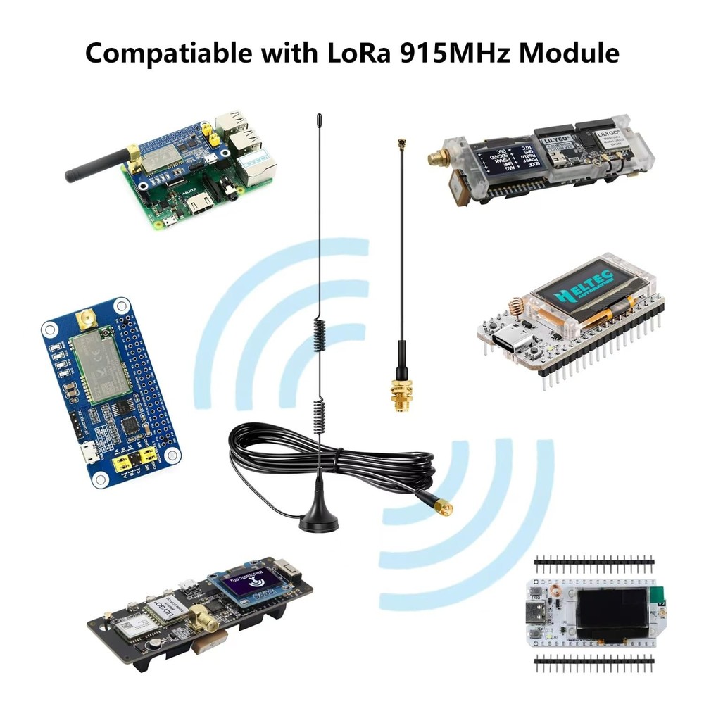 Meshtastic Long Range 915MHz Lora Magnetic Base Antenna