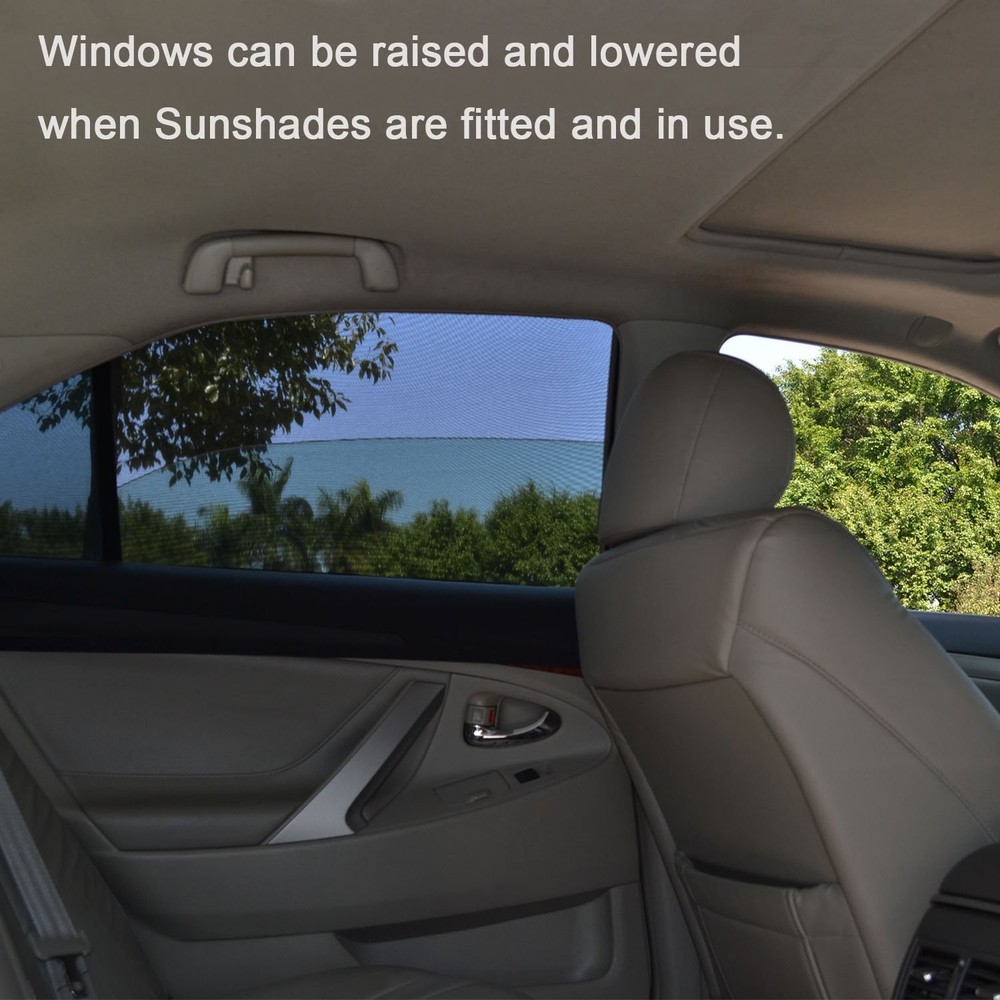 TFY Universal Car Side Window Sun Regular Contoured Window,