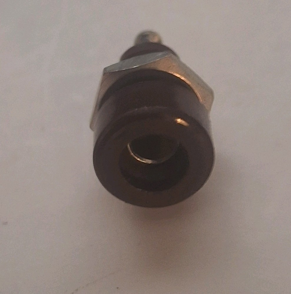 Banana Jack, Panel Mount , BROWN, 15A