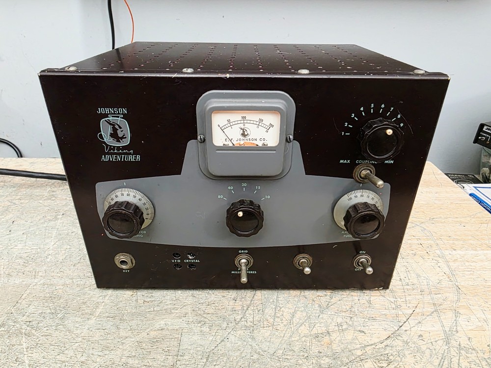 EF Johnson Viking Adventurer Tube Transmitter CW Morse Code C MY OTHER HAM RADIO