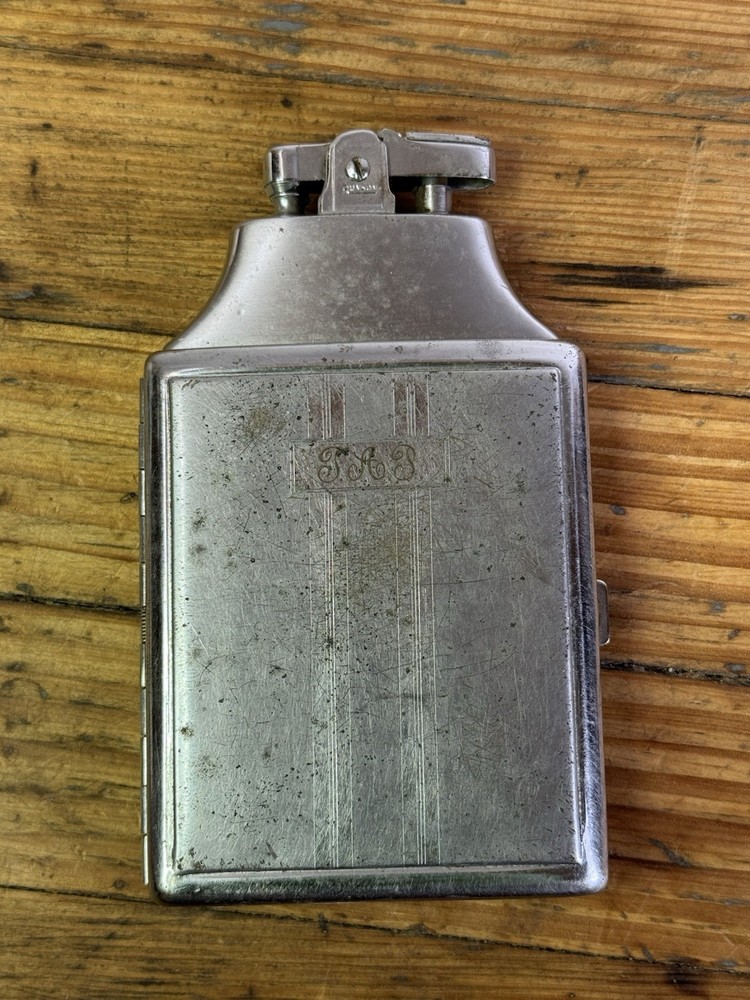 RONSON MASTERCASE LIGHTER AND CIGARETTE CASE COMBO