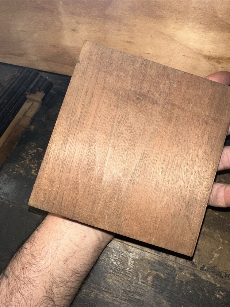 Printing Block ( Old Machine Turbine Wheel )?? Copper Face