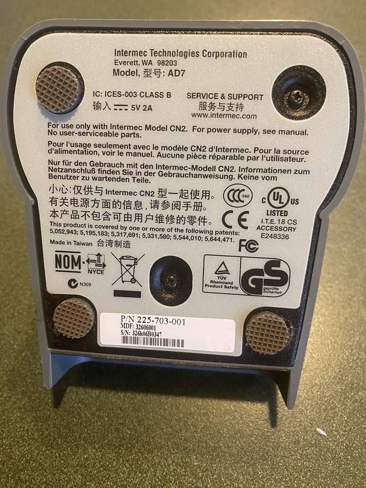 INTERMEC CN2 Bluetooth, WiFi, Scan Engine - CN2BB21E00004804