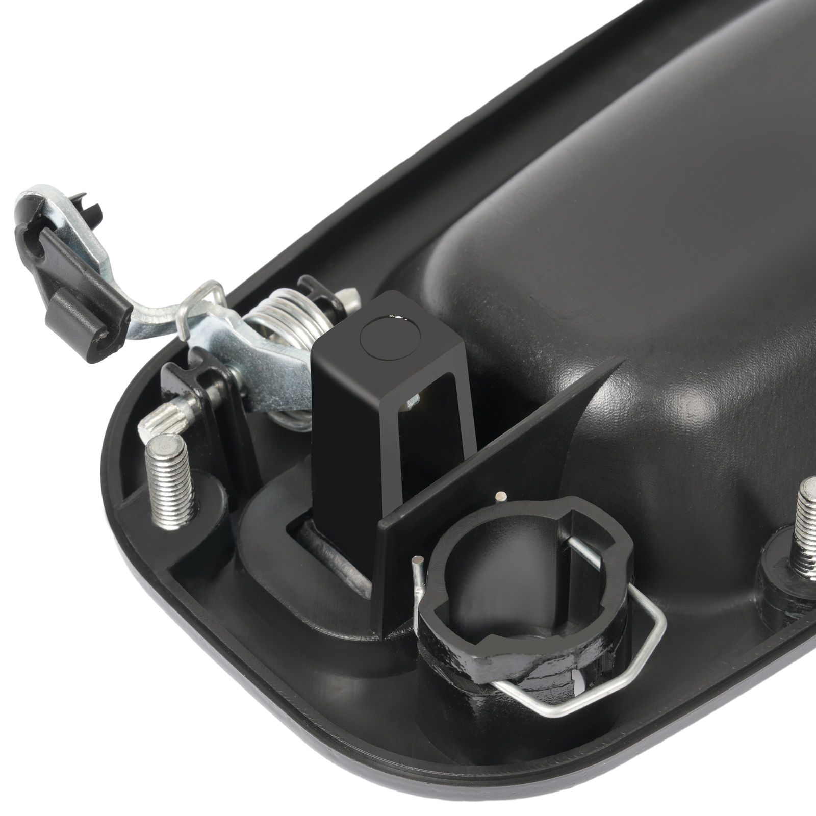 Door Handle Set For Chevy Silverado 1500 1999-2006 Smooth Black Front Outer 2PCS