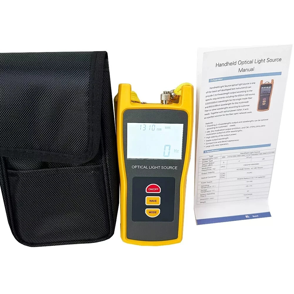 Portable Optical Laser Source Light Source 850/1300nm Light Source Testing