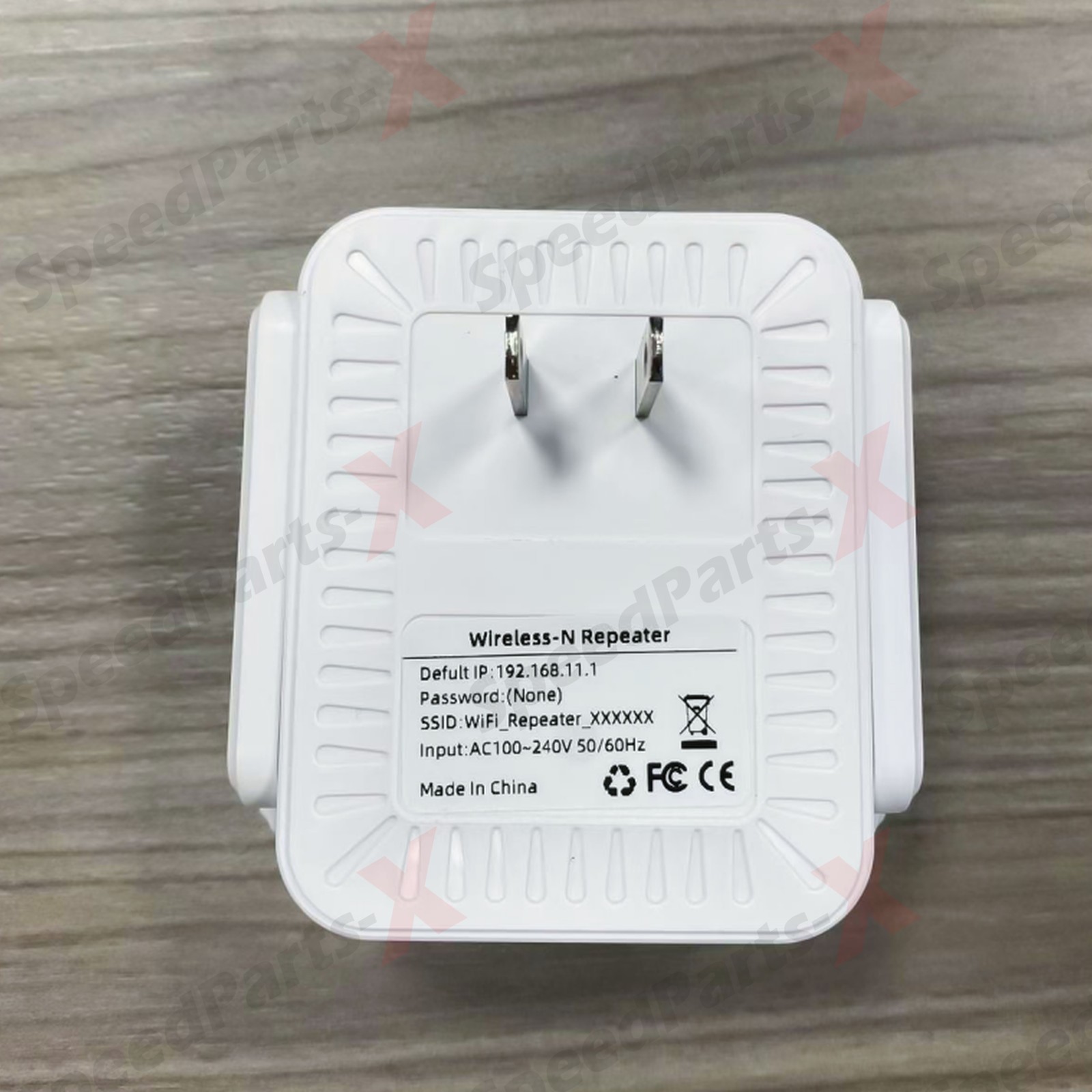 4-Antennas 300M WiFi Extender Repeater Amplifier 2.4GHz Enhancer Booster White