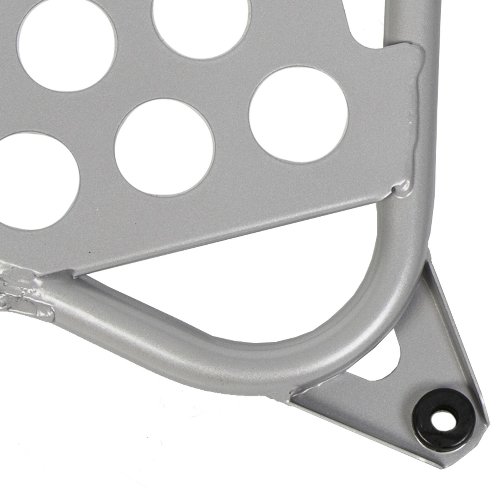 LH + RH Heel Guard Footrest W/Black Nerf Bars For Yamaha Banshee 1987-2006