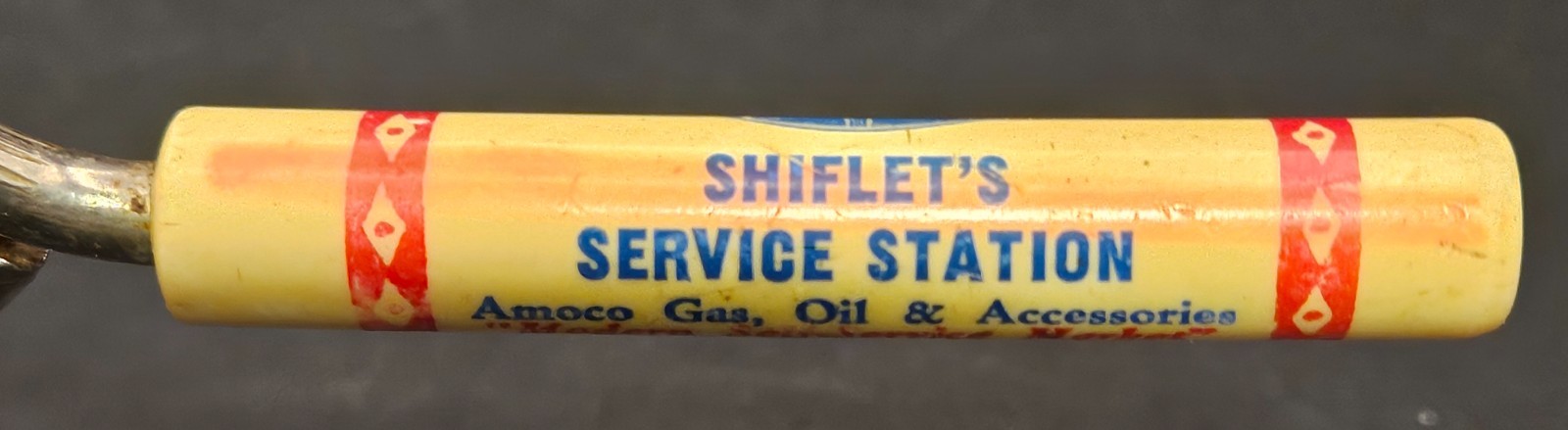 Vtg Amoco Gas Shiflet's Service Station Hinton VA Advertising Bottle Opener