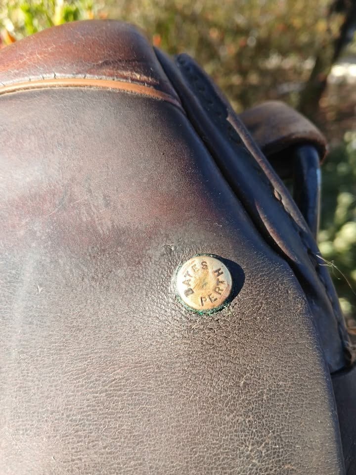 Bates Caprilli polo English saddle, 18" seat