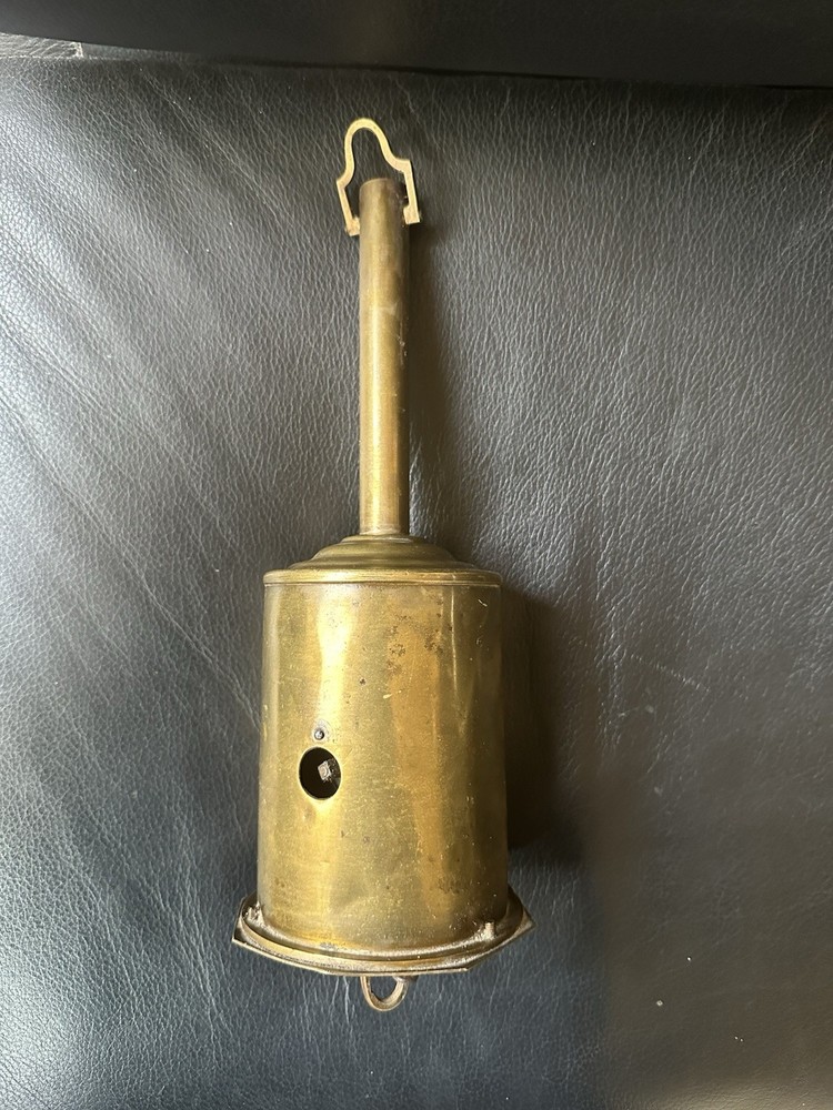 Antique Brass Hanging Vessel – Possibly Scale / Measuring Accessory