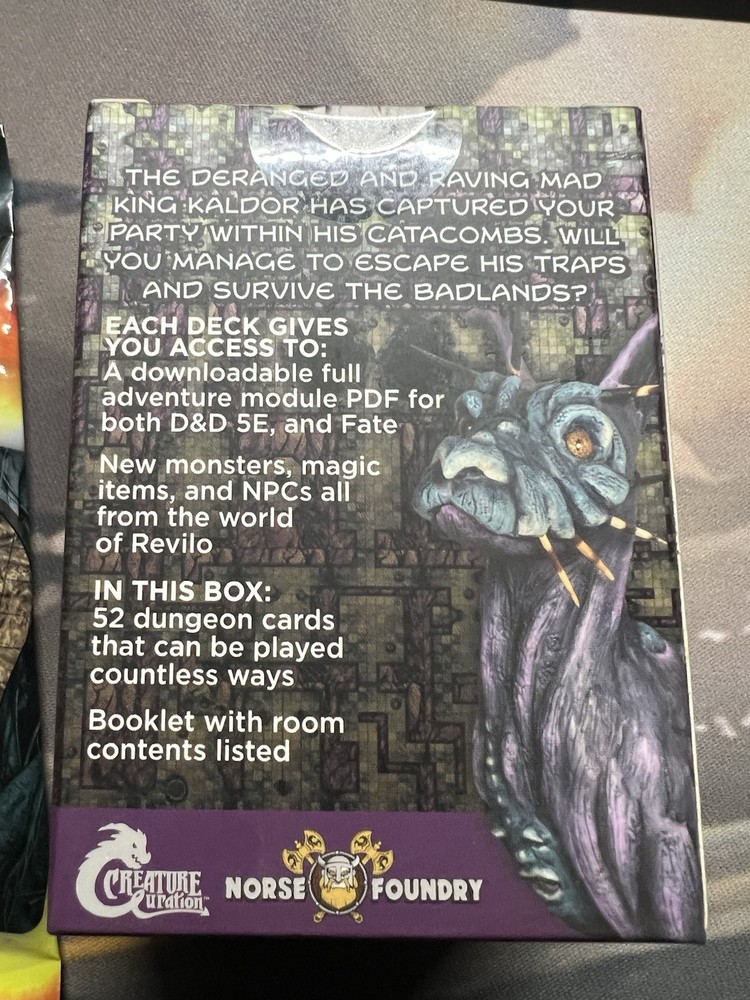 Creature Curation RPG Atmar's Cardography Bundle 1-5 and Dead Ends Booster Pack