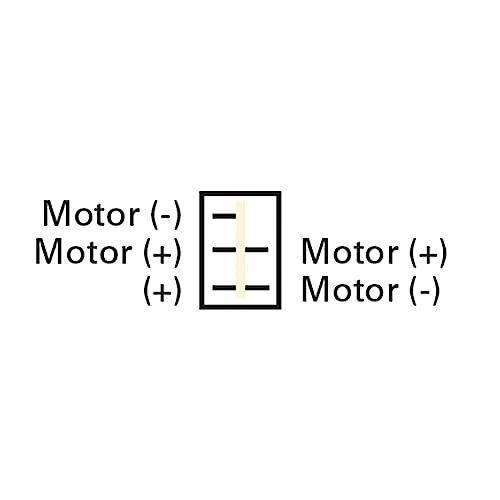 12345 Low Profile Slide-Out Switch with Bezel White