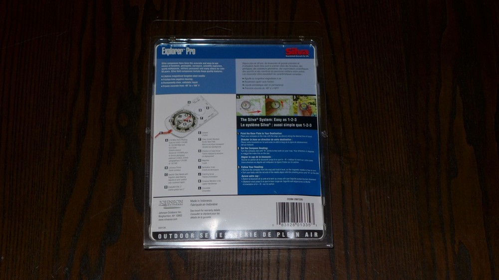 Silva Explorer Pro Compass Waterproof Tunable Housing Scale Lanyard - **READ**