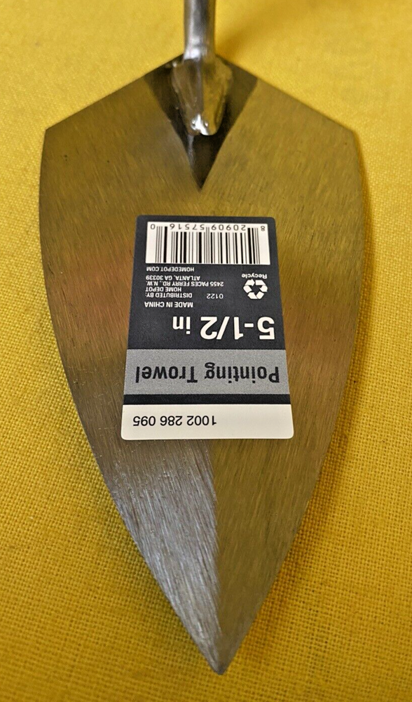 Pointing Trowel 5.5 x 2.75 Inch Home Depot Pointer