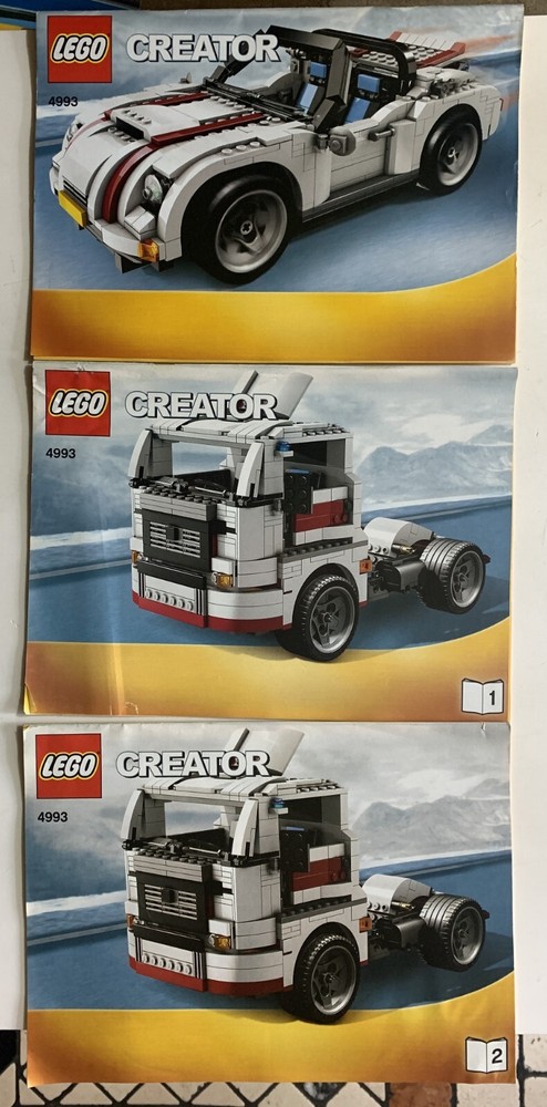 LEGO CREATOR MANUAL MANUALS 4993