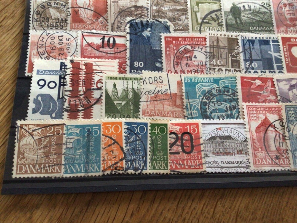 Denmark mounted mint or used stamps A12359