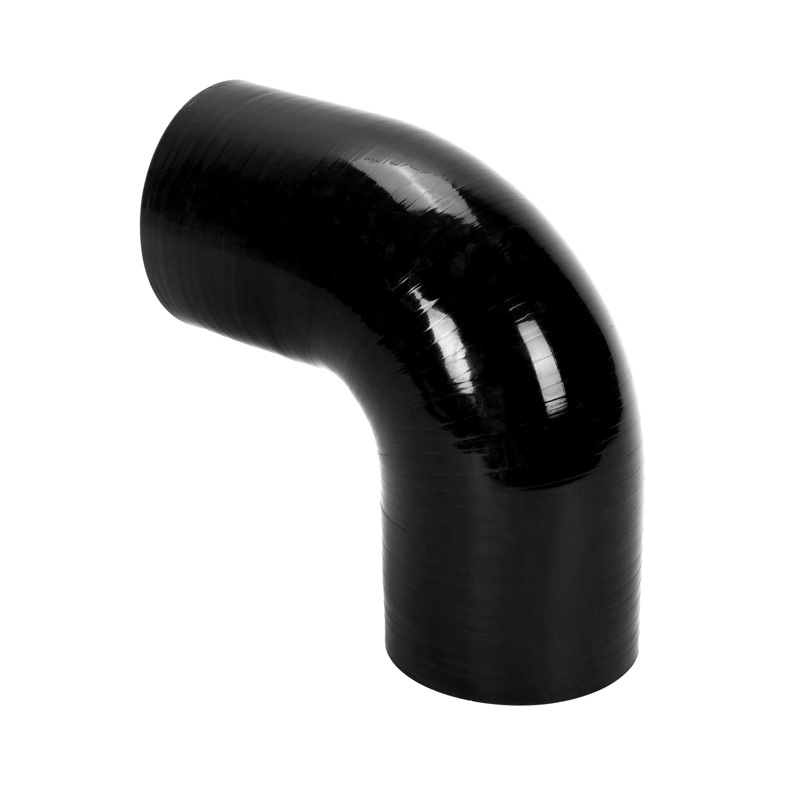 2.5'' 90 Degree Elbow Rubber Hose Coupler Intercooler Pipe Black-Red Universal