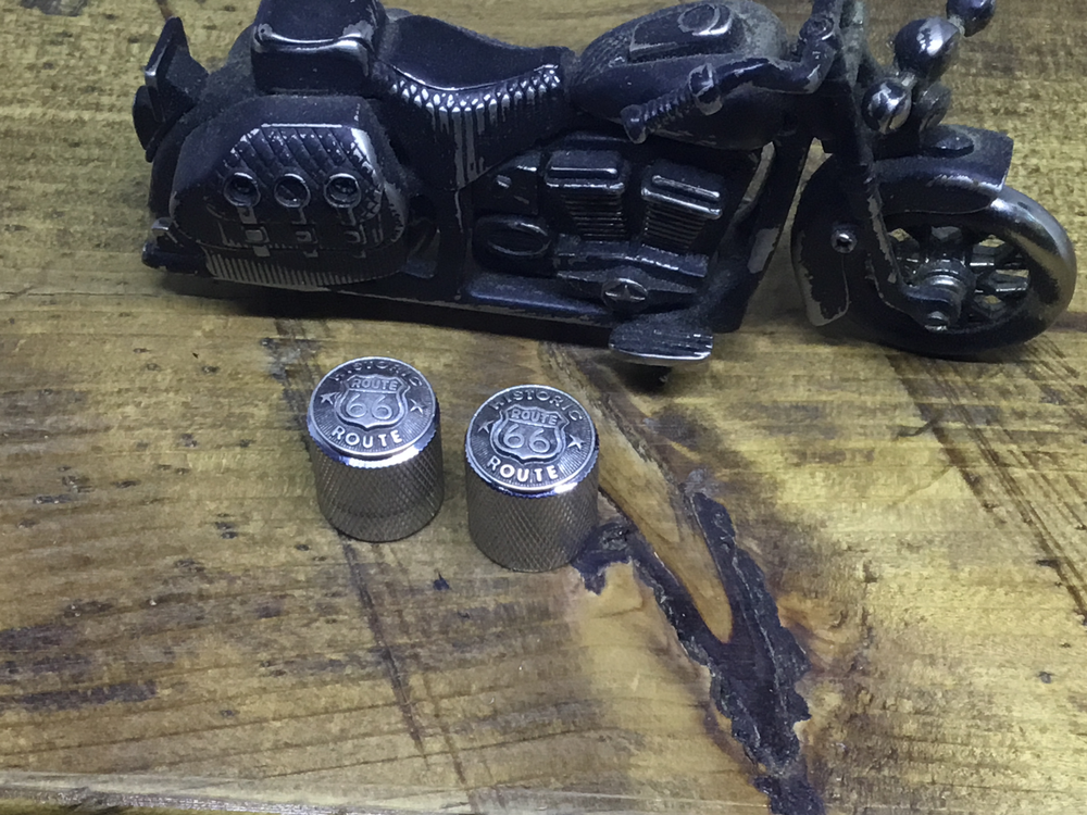 Route 66 volume/tone guitar knobs with domed top and knurled sides