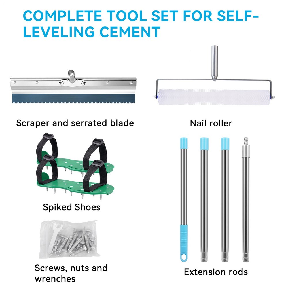 Kit Concret Self Tool Tools Cement Cement Self-levelling Leveling Leveling Floor