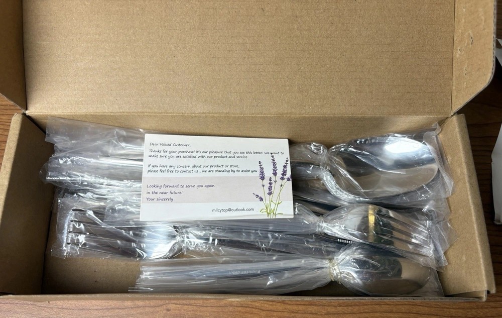 Lorena Eclipse 20 Pc Flatware Set New