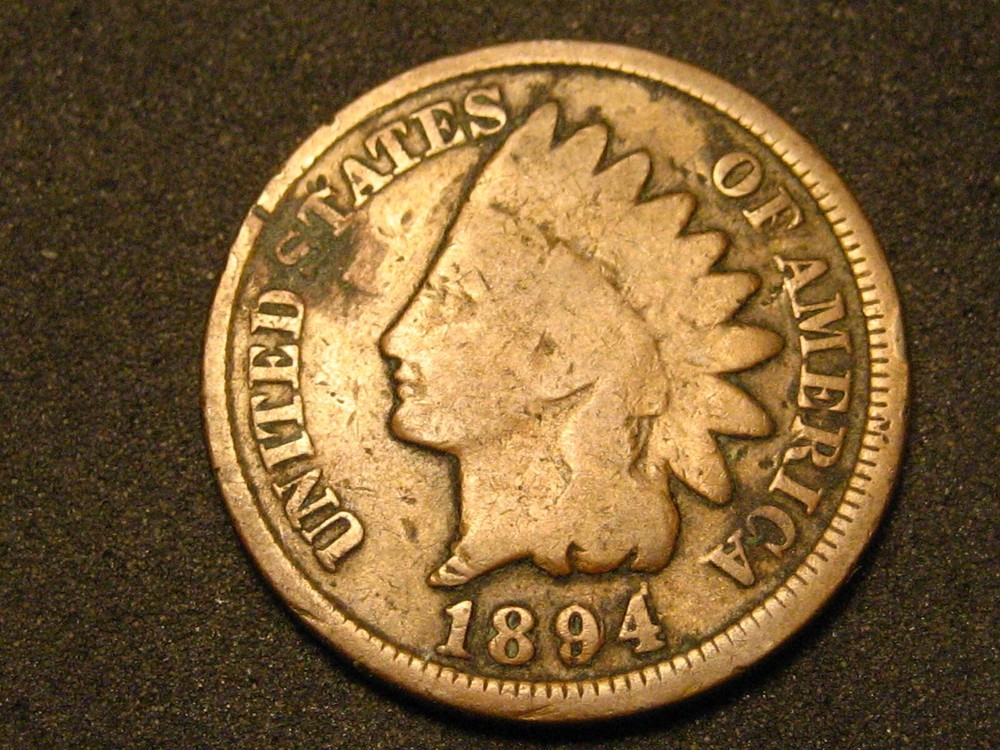 1894/1894 Indian Head Cent Double Date Good