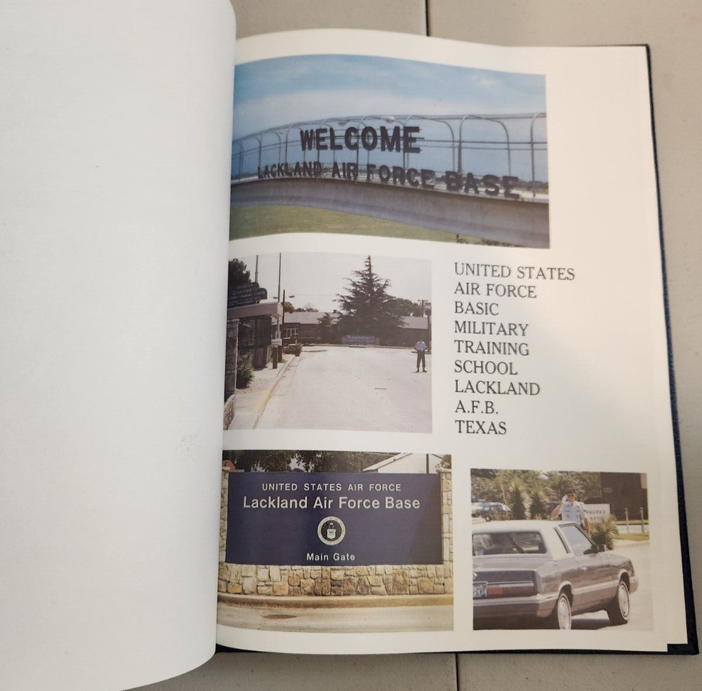 1980’s USAF Basic Military Training Yearbook Lackland Airforce Base