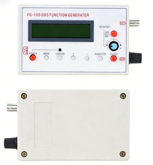 FG-100 DDS Function Signal Generator Module 1HZ-500KHz Sine + Square Wave